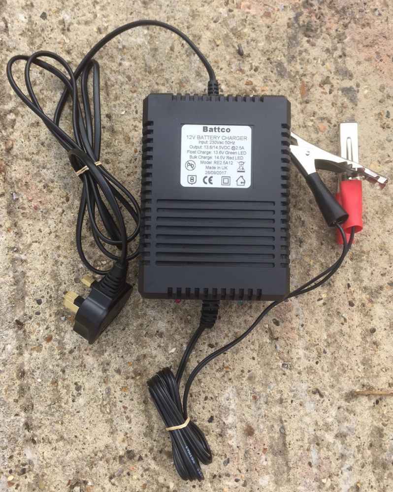 12v 2.5Amp SLA Battery Charger